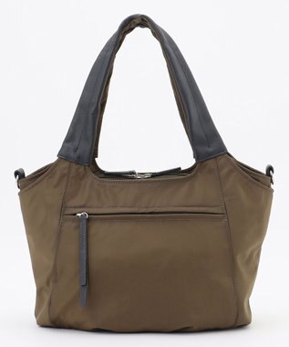 Y'SACCS ふんわりラウンド2WAYトート Mサイズ カーキ