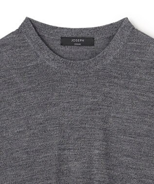 JOSEPH HOMME ウォッシャブルメリノ　クルーネックニット ライトグレー系