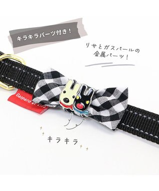 PET PARADISE リサとガスパール おしゃれ 首輪 【ＳＳ】 ギンガムチェック 反射 -