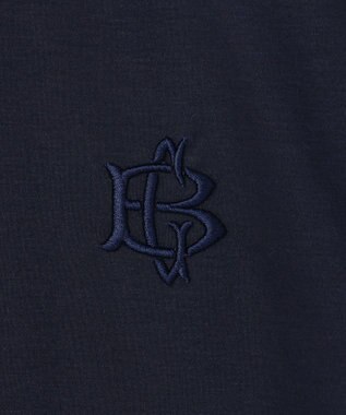 BEIGE， COOKE / オリジナルロゴ刺繍Tシャツ Navy