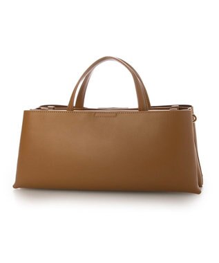 UNBILLION カカトゥ kakatoo / ヒネリ金具横長2wayショルダー ブラウン