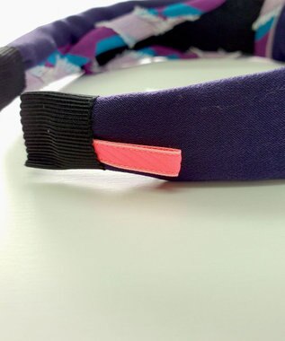 POLS ジャガード織  HAKO カチューシャ パープル