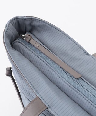 Y'SACCS コーデュロイライクナイロントート ブルー