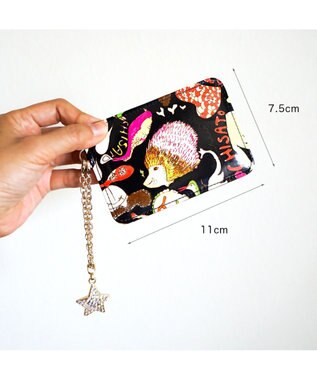 tsumori chisato CARRY ハッピースタッフ　パスケース ブラック