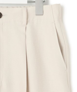 23区 【Oggi4月号掲載/洗える】ハイカウントライトクロス クロップド パンツ ベージュ系