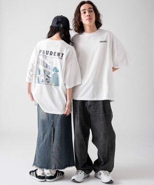 WEGO 【ユニセックス着用ITEM/SMLサイズ/手洗い可】アソートグラフィックT 柄4