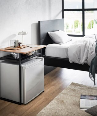 tower 引き出し付き冷蔵庫上ラック タワー 45L用 ブラック ブラック