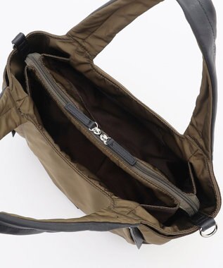 Y'SACCS ふんわりラウンド2WAYトート Mサイズ カーキ