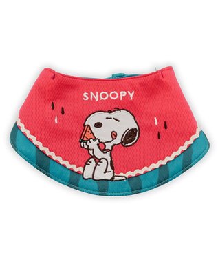 PET PARADISE スヌーピー クールバンダナ 《スイカ柄》 小型犬 レッド