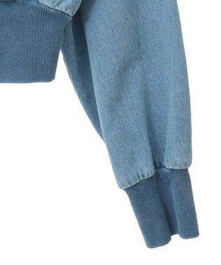 Green Parks ｄａｚｚｌｉｎ　襟付きデニムショートｚｉｐブルゾ Indigo