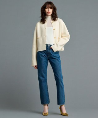 uncrave ストレート デニム パンツ（uncrave STANDARD） ブルー