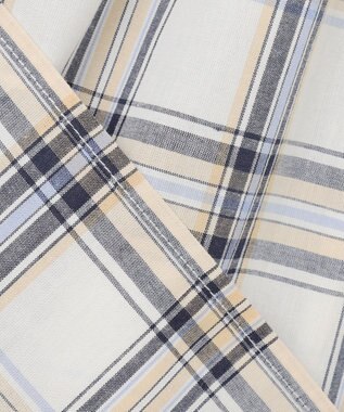 組曲 KIDS 【150-160㎝】プランタンチェック ブラウス ベージュ