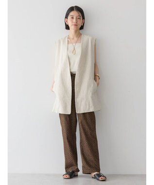 AMERICAN HOLIC リネンブレンドジレベスト Beige Mixture