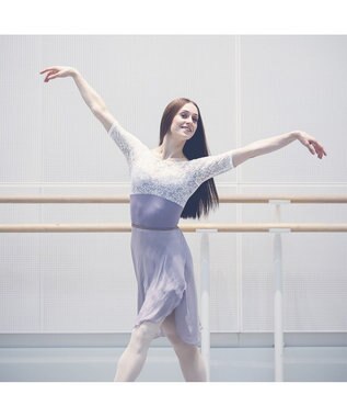 Chacott ◎【Nela ライン】巻きスカート モーブ