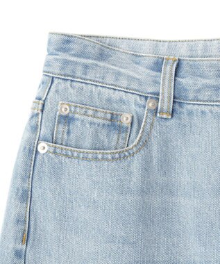YECCA VECCA ORGABITS切替ストレートデニム Light Indigo