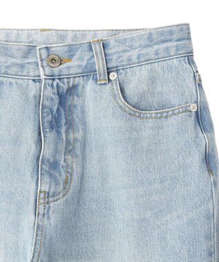 YECCA VECCA ORGABITS切替ストレートデニム Light Indigo