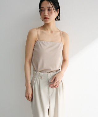 Green Parks 箔プリントカップ付きインナー Light Beige