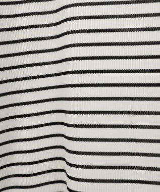 earth music&ecology シャーリングスリーブリブタートルプルオーバー Border