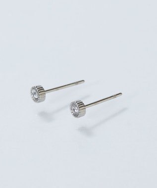 Phoebe 【金属アレルギー対応】プチシャイニングピアス　シルバー/サージカルステンレス シルバー