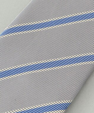 GOTAIRIKU 西陣タイ_レジメンタル ライトグレー系1