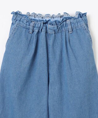 ANY KIDS デニム ガウチョ ブルー