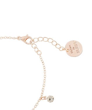 Maison de FLEUR リボンパールブレスレット Pink Gold