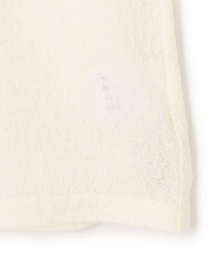 ICB 【先行予約・WEB限定】 コットンレーシージャガード ハイネックカットソー オフホワイト