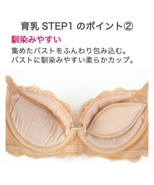 BRADELIS New York 【BRADELIS New York / 育乳ブラ・STEP1 集める】 ジャスミンブラ しっかりバストを集めてナチュラルなシルエットを作る補整ブラ CA115111 ナチュラル