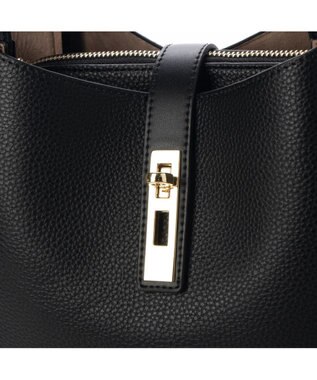 UNBILLION cachecache 3レイヤーヒネリ金具2wayトート ブラック