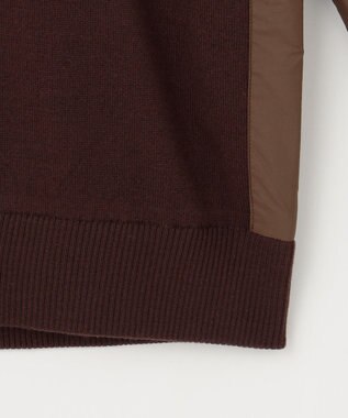 23区GOLF 【MEN】【ウォッシャブル】フェアアイル柄ニット ダークブラウン系