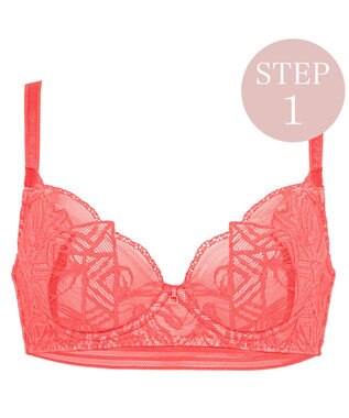  【BRADELIS New York / 育乳補整ブラ・STEP1 集める】ウェンディステップ1ブラ25S1