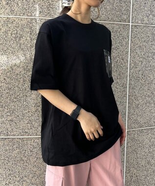 WEGO 【ユニセックス着用ITEM/MLサイズ展開】BENDAVISデニムポケットT（SS） ブラック