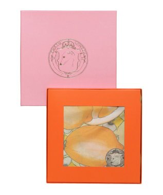  【日本製】SWASH LONDON Citrus シルクツイルプリントスカーフ