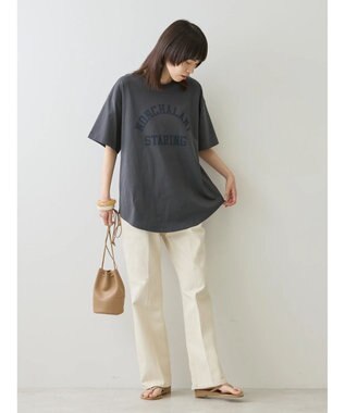 AMERICAN HOLIC ＮＯＮＣＨＡＬＡＮＴ　ＳＴＡＲＩＮＧ　カットチュニック2 Charcoal Gray