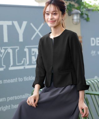 Tiaclasse 【新色追加・洗える】タックポケットジャレロ ブラック