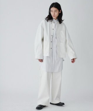 WEGO 【ユニセックス着用ITEM】ルーズペインターパンツ ホワイト