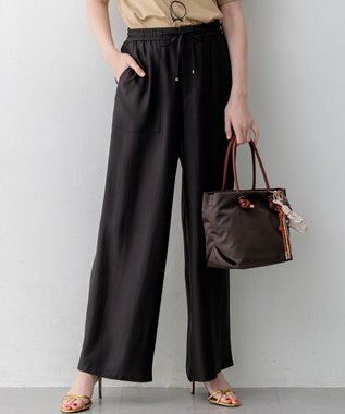 23区 【先行予約】ブライトカルゼ ワイド パンツ
