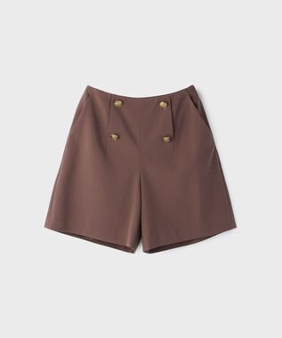 GRACE CONTINENTAL ダブルボタンショートパンツ ブラウン