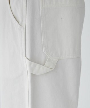 WEGO 【ユニセックス着用ITEM】ルーズペインターパンツ ホワイト