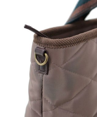 FOLNA RD ダイヤキルティング 2WAYトートバッグ ブラック