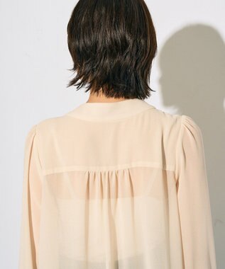 YECCA VECCA 【archive】フリルボウタイブラウス Ivory