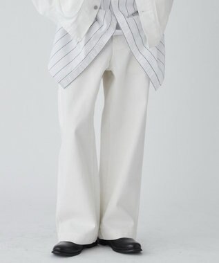 WEGO 【ユニセックス着用ITEM】ルーズペインターパンツ ホワイト