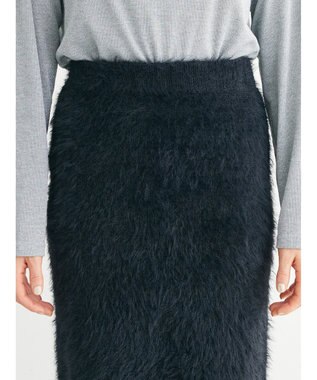 Green Parks ・Ｐｅｔｉｔ　Ｆｌｅｕｒ　シャギーニットスカート Black