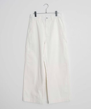 WEGO 【ユニセックス着用ITEM】ルーズペインターパンツ ホワイト