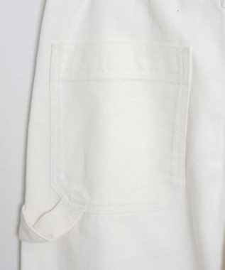 WEGO 【ユニセックス着用ITEM】ルーズペインターパンツ ホワイト