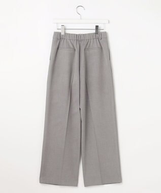 ANY SIS L 褒めらレディストレッチ ワイドパンツ グレーシャンブレー