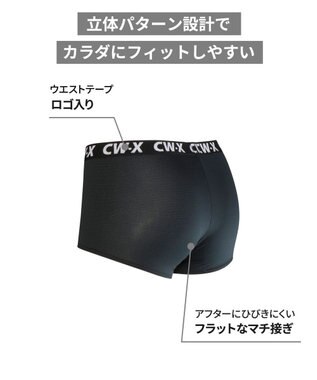 CW-X 【WOMEN】 CW-X レディース スポーツショーツ 吸汗速乾性(本体) 抗菌防臭性(本体) ボーイレングス はきこみ丈ふつう HSY310 /ワコール ブラック