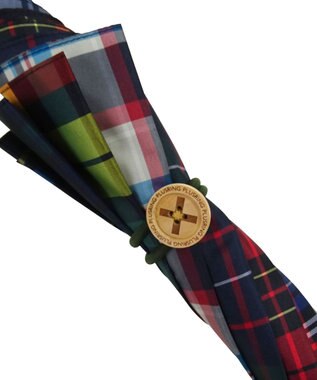 +RING レディース向け プラスリング 晴雨兼用（長ショート） CHK T1180 sunshield マルチカラー