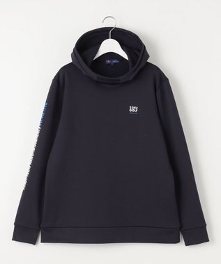 23区GOLF 【MEN】ストレッチ裏フリース フーディー ネイビー系
