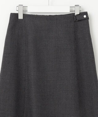 J.PRESS LADIES T/W 杢 ライトツイード フレアー スカート ネイビー系3